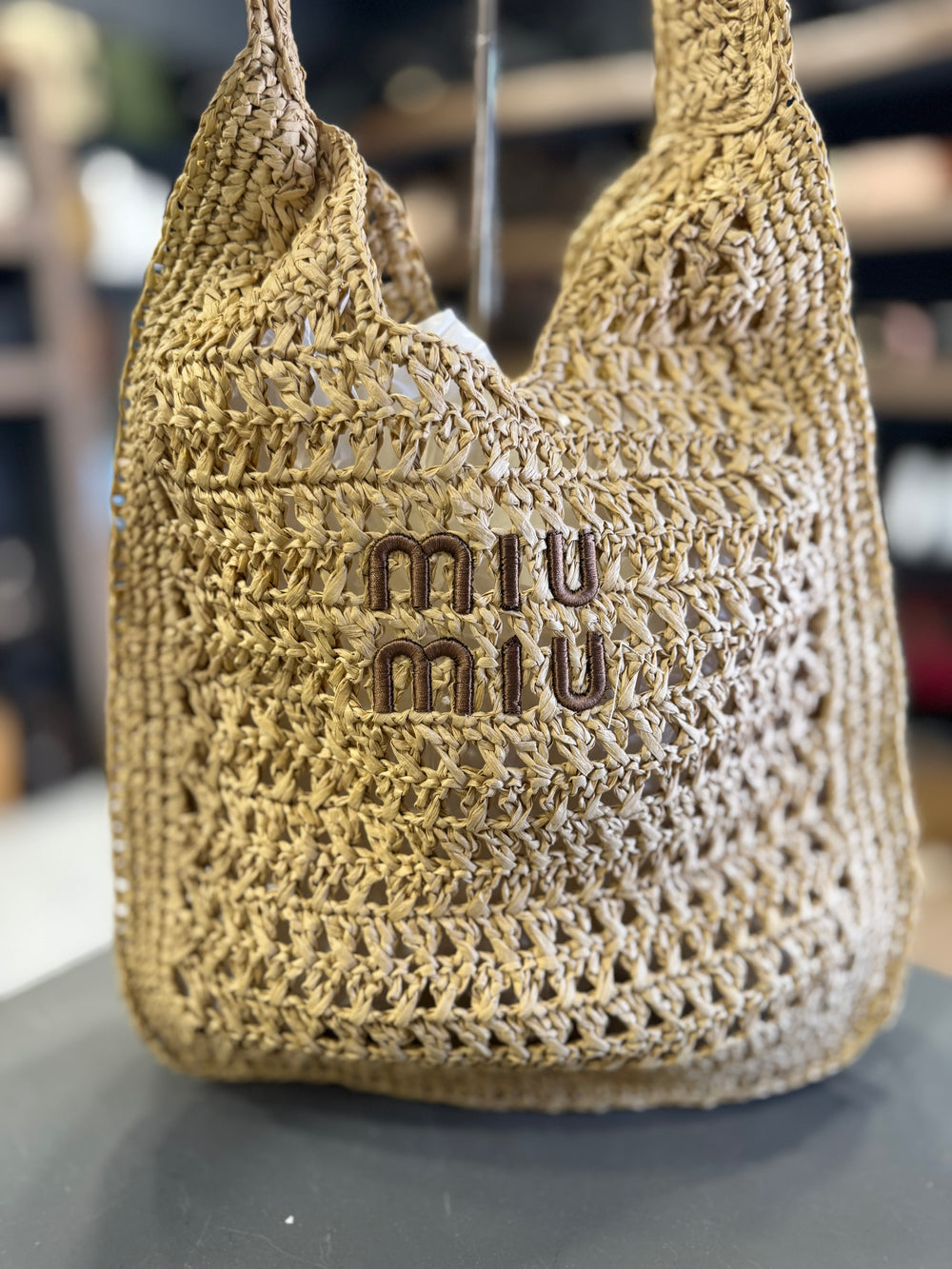 Miu Miu Raffia