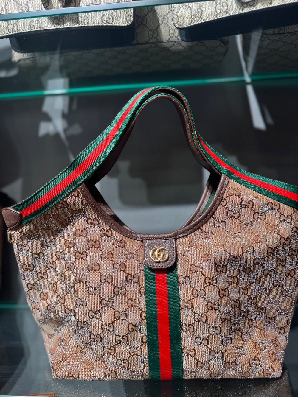 Gucci giglio strass