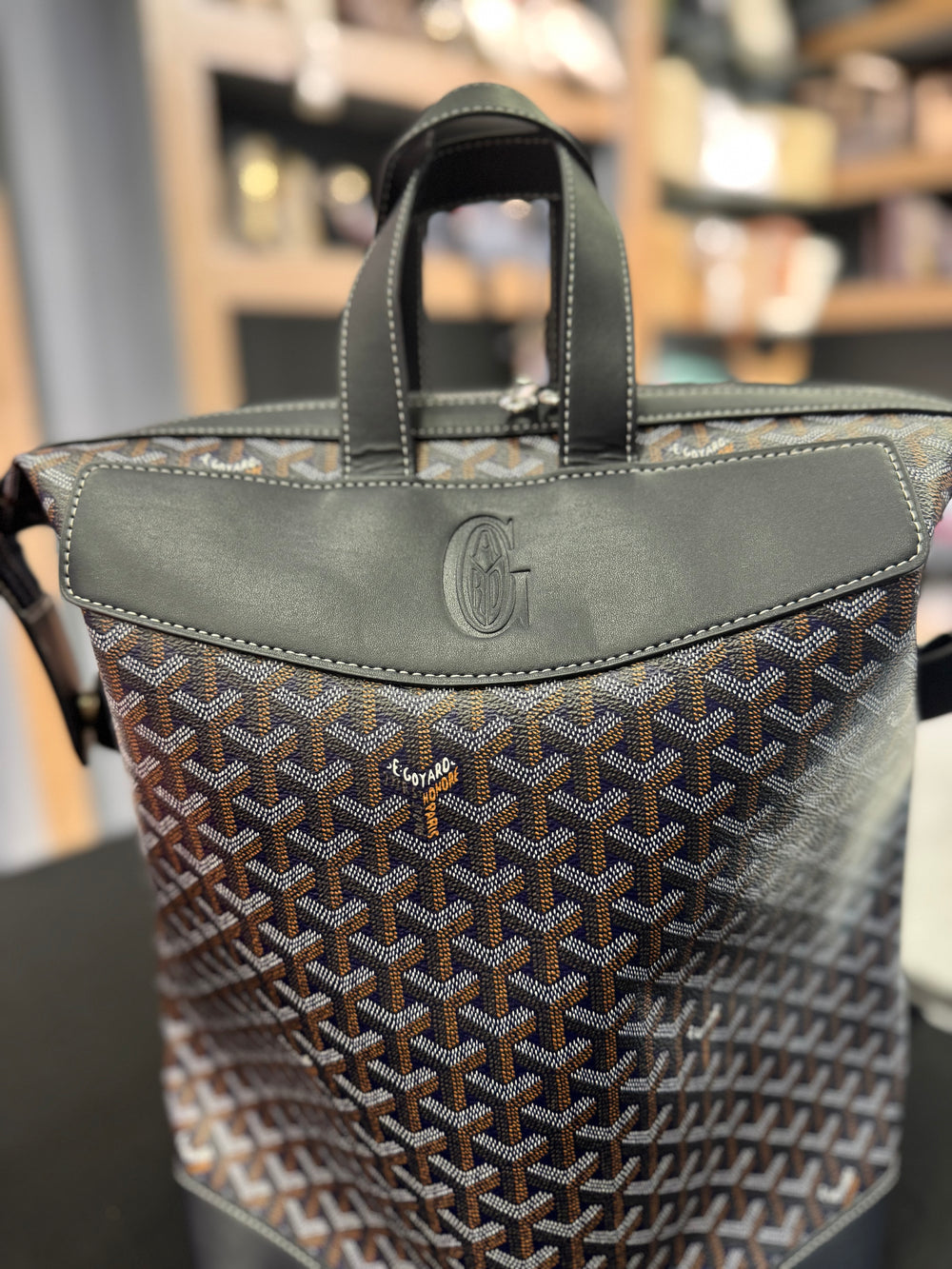 Goyard Cisalpin backpack dark blue (quality A+)
