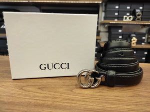 Gucci ζώνη μαύρη λεπτή