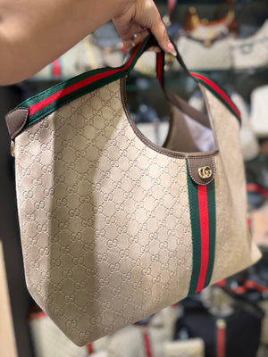 Gucci Giglio large tote bag Suede