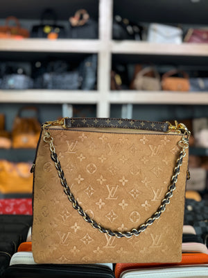 Louis Vuitton Hobo suede