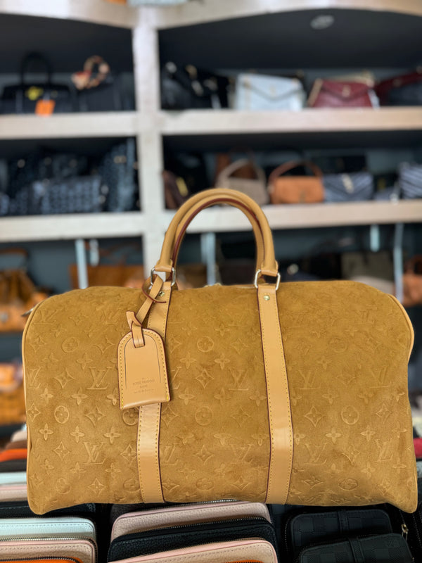 Louis Vuitton suede 50