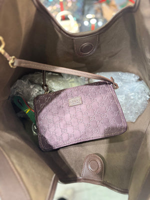 Gucci Giglio large tote bag Suede