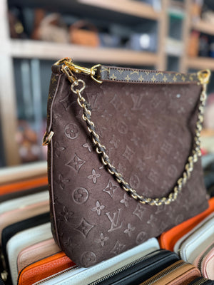 Louis Vuitton Hobo suede