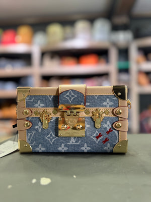 Louis Vuitton Monogram Denim Petite Malle