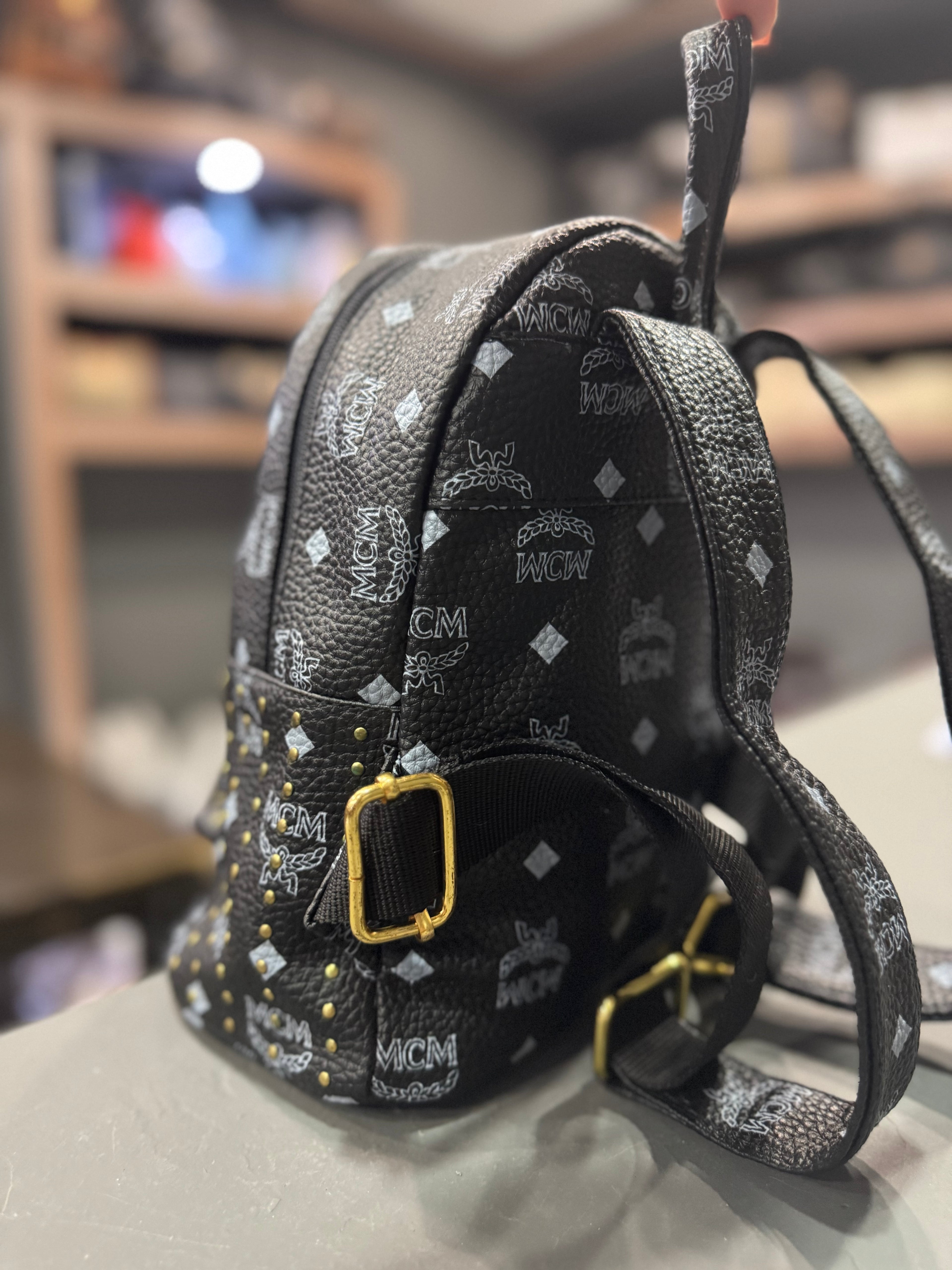 Backpack  mini Μαύρη MCM