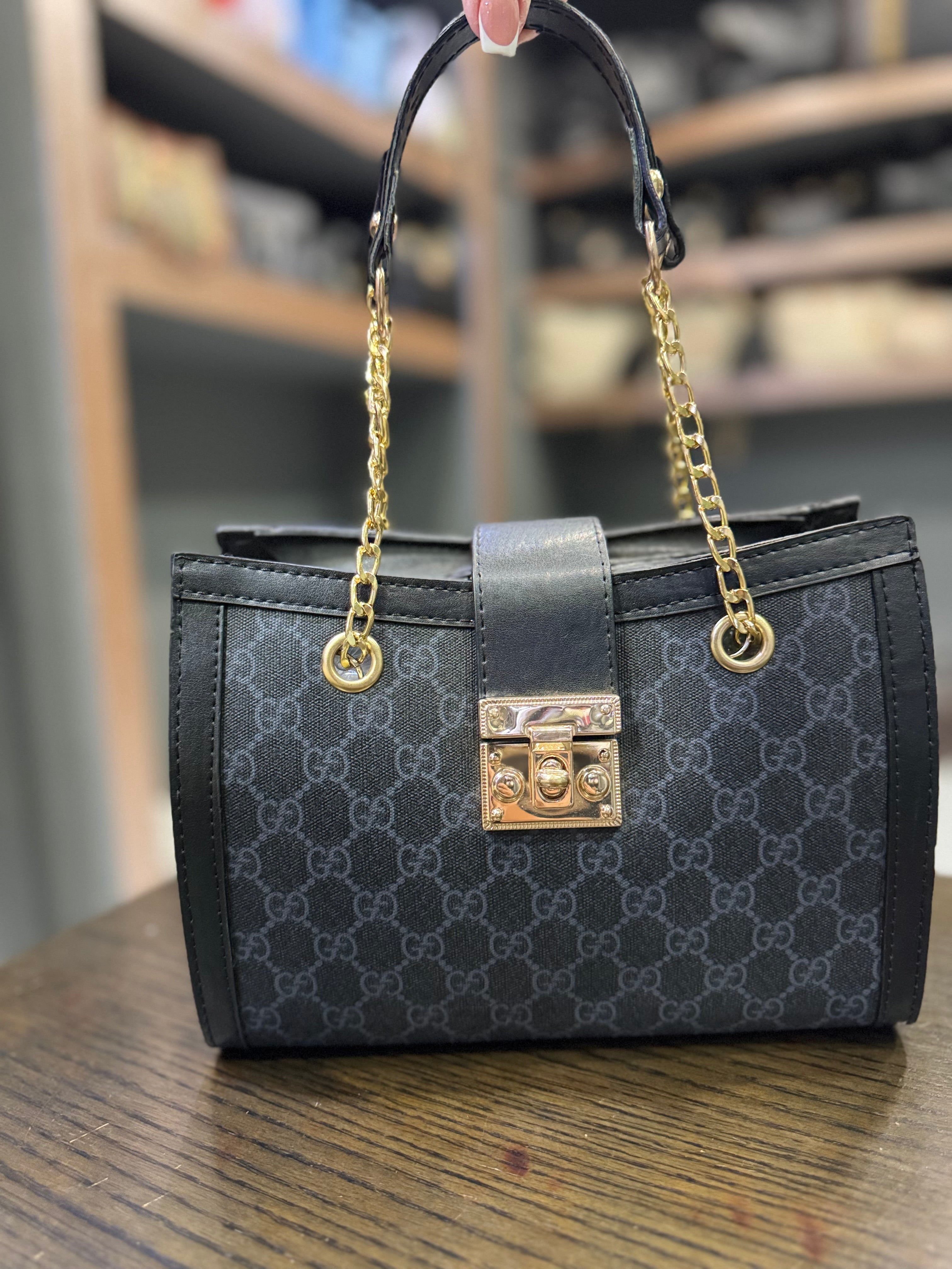 Τσάντα Μαύρη GG Gucci