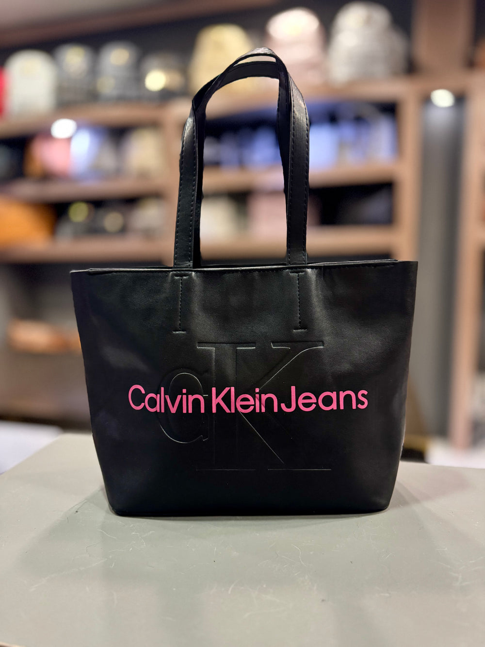 Τσάντα Μαύρη Ροζ CALVIN KLEIN